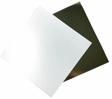 Подложка для торта 34*34 см плотность 3,2 мм черный/белый