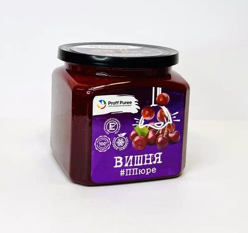 Пюре Proff Puree вишня 0,5 кг замороженное