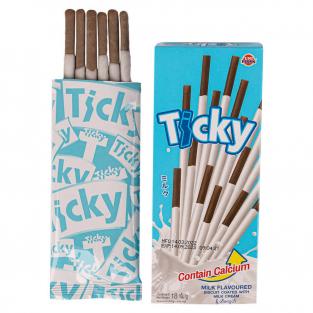 Соломка Ticky покрытая молочным кремом, 20 г