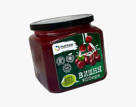 Пюре Proff Puree без сахара вишня 0,5 кг замороженное