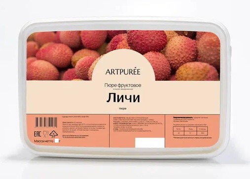 Пюре Artpuree личи 0,25 кг замороженное