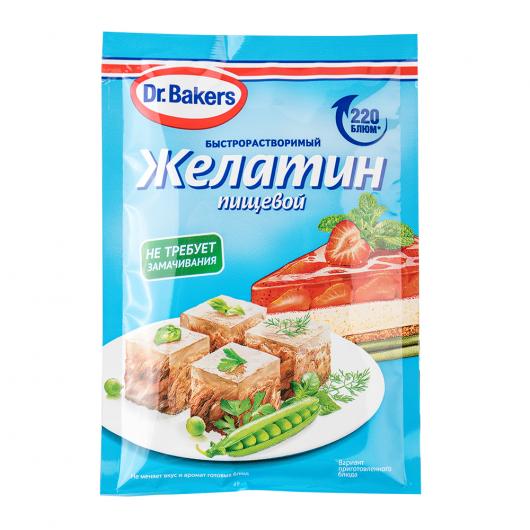 Желатин 30г Dr.Bakers пищевой 220 блюм